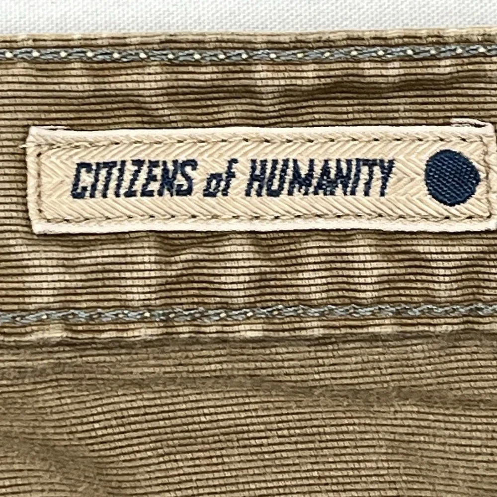 Citizens of Humanity Vintage USA Made Sid Texture Striped Jeans. Cord Look 32x33 - Picture 9 of 12
